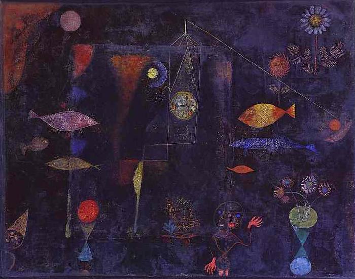 Paul Klee Fish Magic oil painting picture